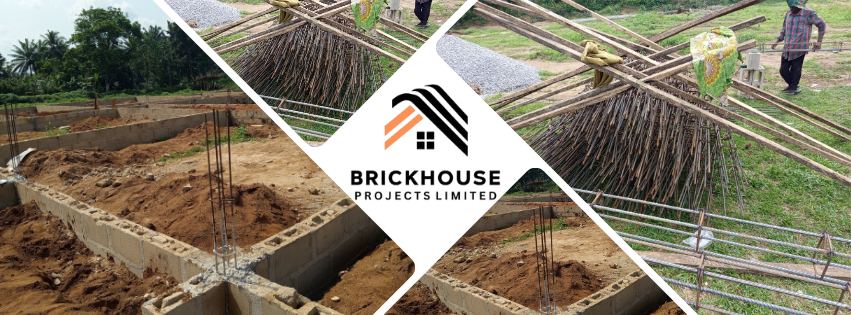 BrickHouse Projects Limited lays solid reinforced foundations—the type engineers recommend for storey buildings — even though theirs is for the construction of a bungalow.